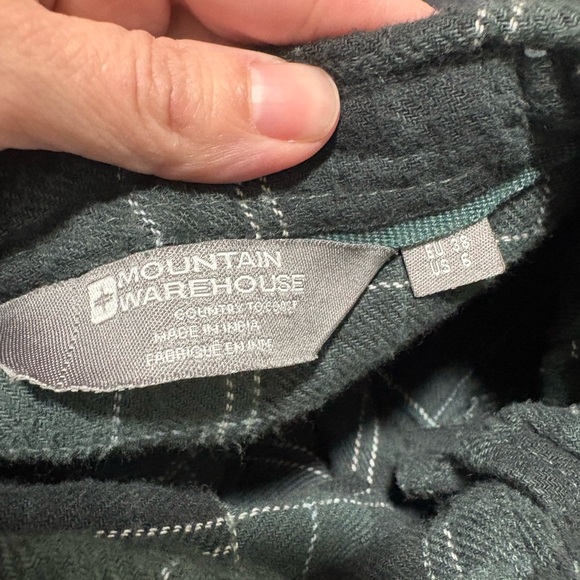 Plaid Button Down Shirt - Green - Picture 3 of 3